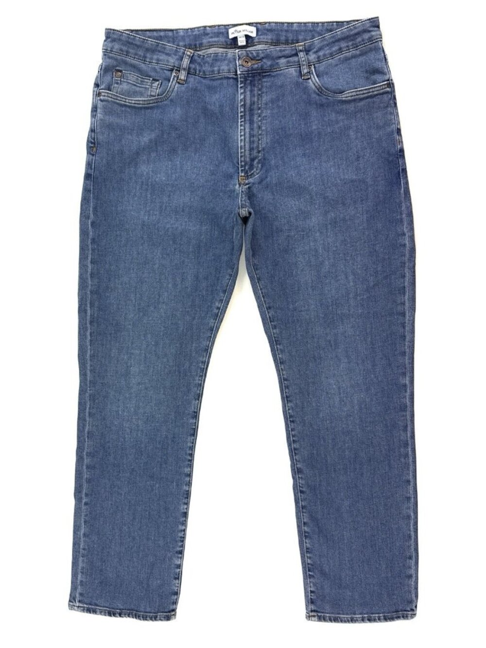 Peter Millar Mens Pilot Mill Jeans Size 38x29 Classic Fit Stretch Denim